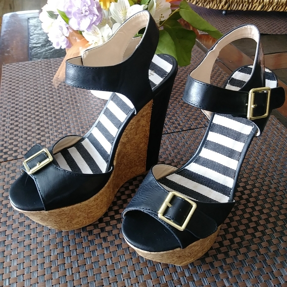 Charlotte Russo wedges E.U.C. - Picture 1 of 13